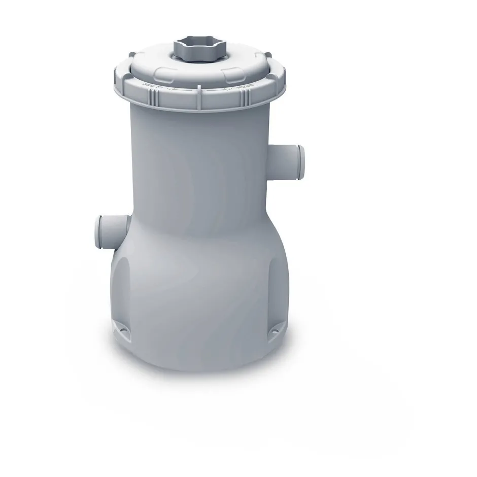 EXIT Stone Zwembad O360X122Cm Met Filterpomp Grijs^ Zwembaden