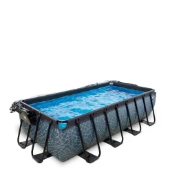 EXIT Zwembad Stone Met Overkapping (400X200 Cm)^ Zwembaden