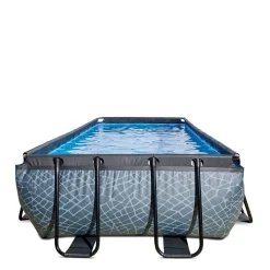 EXIT Zwembad Stone Met Overkapping (400X200 Cm)^ Zwembaden