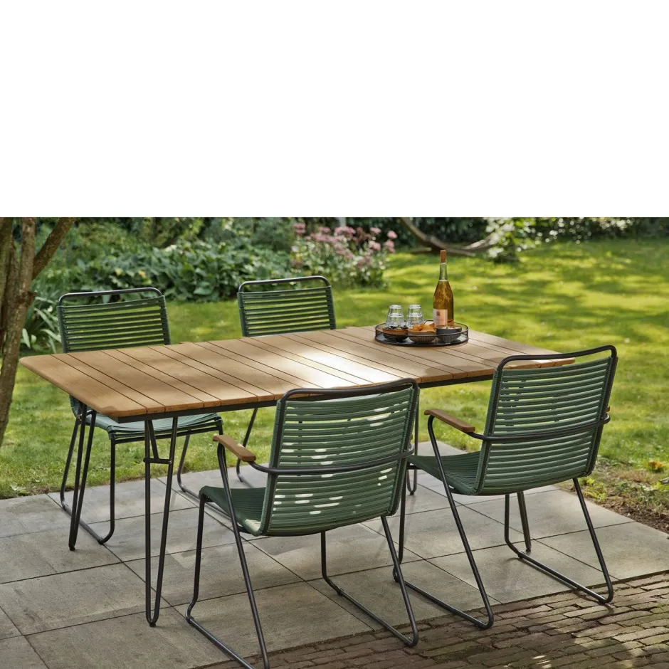 Exotan Teak Tuintafel Ripp (180X100 Cm)^ Tuintafels