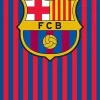 FC Barcelona Kinderstrandlaken (70X140 Cm) Rood/Blauw New