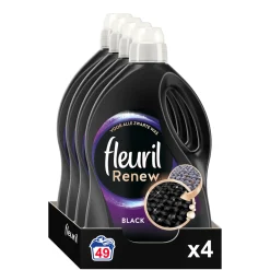 Fleuril Renew Liquid Black - Vloeibaar Wasmiddel - Voordeelverpakking - 4 X 49 Wasbeurten - 196 Wasbeurten Discount
