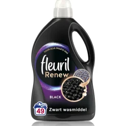 Fleuril Renew Liquid Black - Vloeibaar Wasmiddel - Voordeelverpakking - 4 X 49 Wasbeurten - 196 Wasbeurten Discount