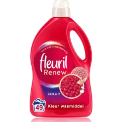 Fleuril Renew Liquid Color - Vloeibaar Wasmiddel - Voordeelverpakking - 4 X 49 Wasbeurten - 196 Wasbeurten Discount