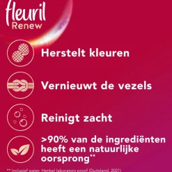 Fleuril Renew Liquid Color Vloeibaar Wasmiddel - 4 X 24 Wasbeurten - Voordeelverpakking - 24 Wasbeurten Online