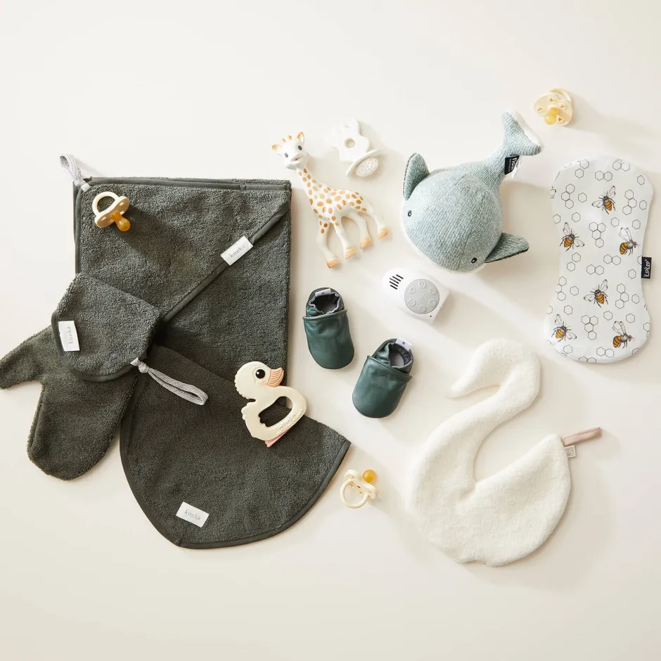 Flow Amsterdam Hartslagknuffel Moby Walvis Groen - Knuffel 24 Cm^ Peuterspeelgoed