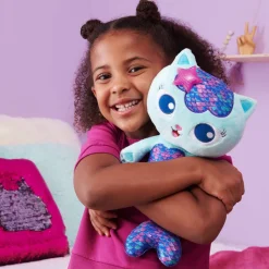 Gabby's Dollhouse Gabby'S Poppenhuis Meerminkat Met Licht En Geluid Interactieve Knuffel^ Babyspeelgoed