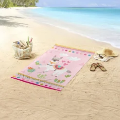 Good Morning Kinderstrandlaken (150X75 Cm) Roze Clearance