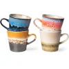 HKliving Americanokopje 70'S (O8,5 Cm) (260 Ml) (Set Van 4) Online