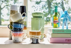 HKliving Americanokopje 70'S (O8,5 Cm) (260 Ml) (Set Van 4) Online