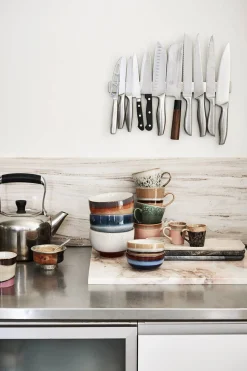 HKliving Cappuccinomok 70'S (O8,5 Cm) (300 Ml) (Set Van 4)