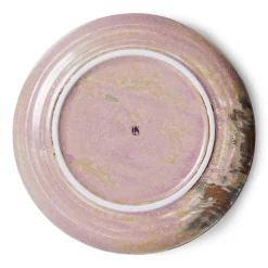 HKliving Diep Bord Chef Ceramics (O21,5 Cm) New