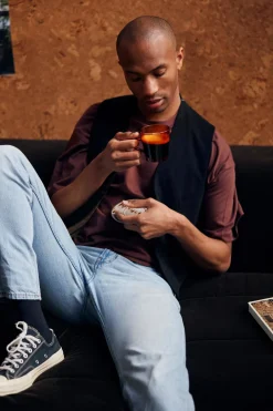 HKliving Koffieglas 70'S (O7,7 Cm) (200 Ml) (Set Van 4) New