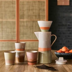 HKliving Koffiekopje 70'S (O7,5 Cm) (180 Ml) Clearance