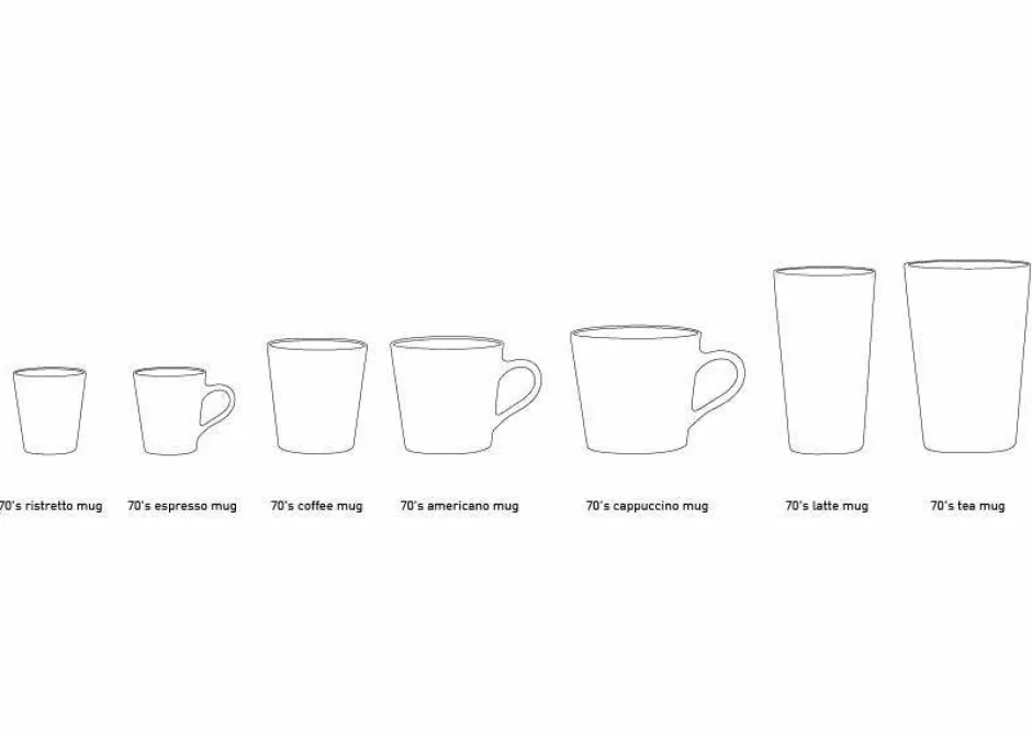 HKliving Koffiekopje 70'S (O7,5 Cm) (180 Ml) Discount