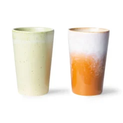 HKliving Theemok 70'S (O8,7 Cm) (475 Ml) (Set Van 2) New