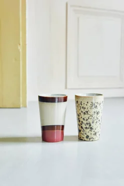 HKliving Theemok 70'S (O8,7 Cm) (475 Ml) (Set Van 2) Clearance