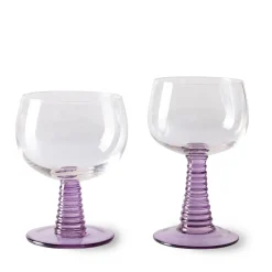 HKliving Wijnglas Swirl (350 Ml) (O10 Cm) Discount