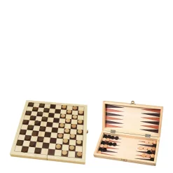 HOT Dam- En Backgammonset 29 X 14,5 X 4,5 Cm Dam- En Backgammonset (29X14,5X4,5 Cm)^ Bordspellen
