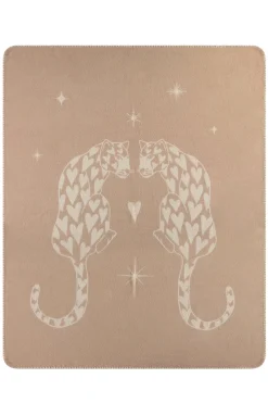 Hunkemöller Hunkemoller Fleece Deken Leonie Leopard (152X124) Beige (152X124 Cm) New