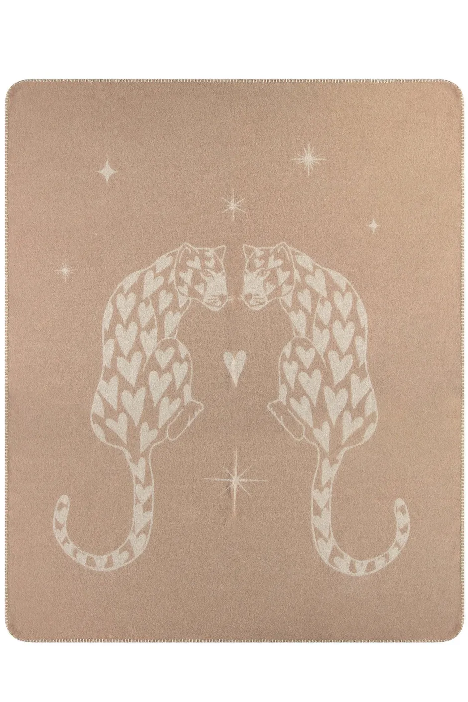 Hunkemöller Hunkemoller Fleece Deken Leonie Leopard (152X124) Beige (152X124 Cm) New