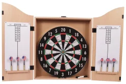 Innergames Dartset - Kabinet, Dartbord En 6 Dartpijlen^ Darten