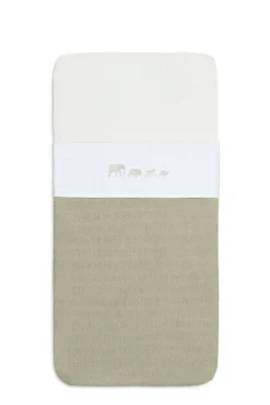 Jollein Baby Ledikantlaken 120X150Cm Animals - Olive Green Hot