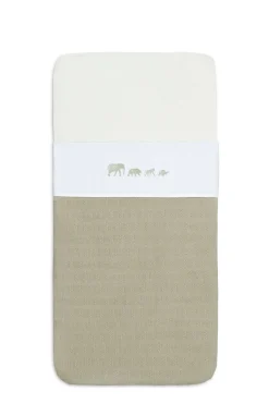 Jollein Baby Wieglaken 75X100Cm Animals - Olive Green Sale
