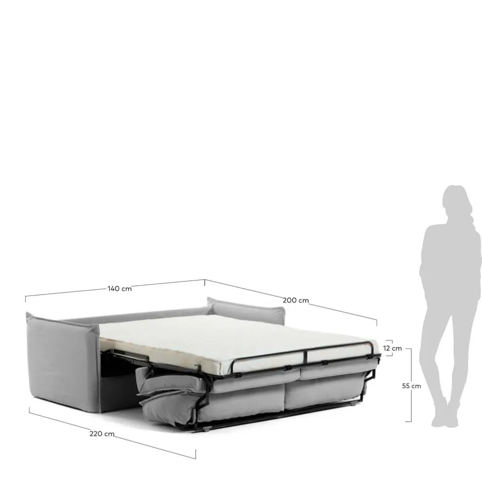 Kave Home 2 Zits Slaapbank Samsa