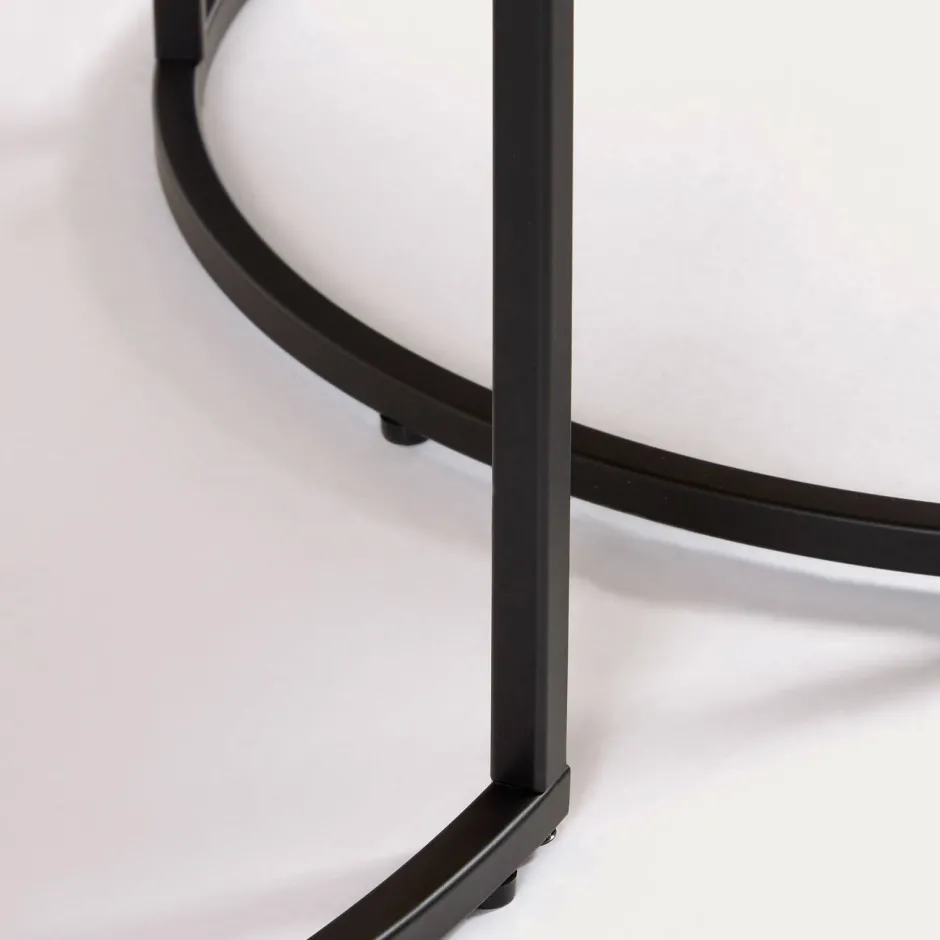 Kave Home Bijzettafel Rond (Set Van 2) Yoanna Clearance