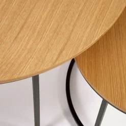 Kave Home Bijzettafel Rond (Set Van 2) Yoanna Clearance