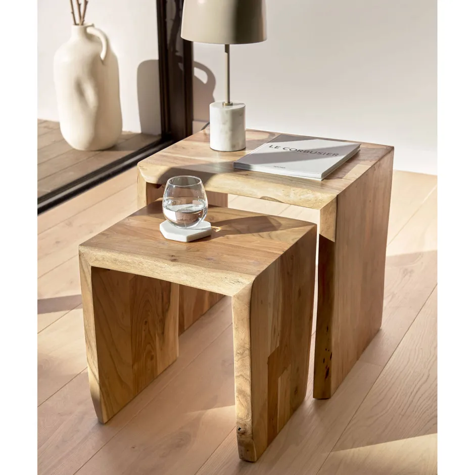 Kave Home Bijzettafel (Set Van 2) Zuleika Sale