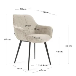Kave Home Eetkamerstoel (Set Van 2) Amira Clearance