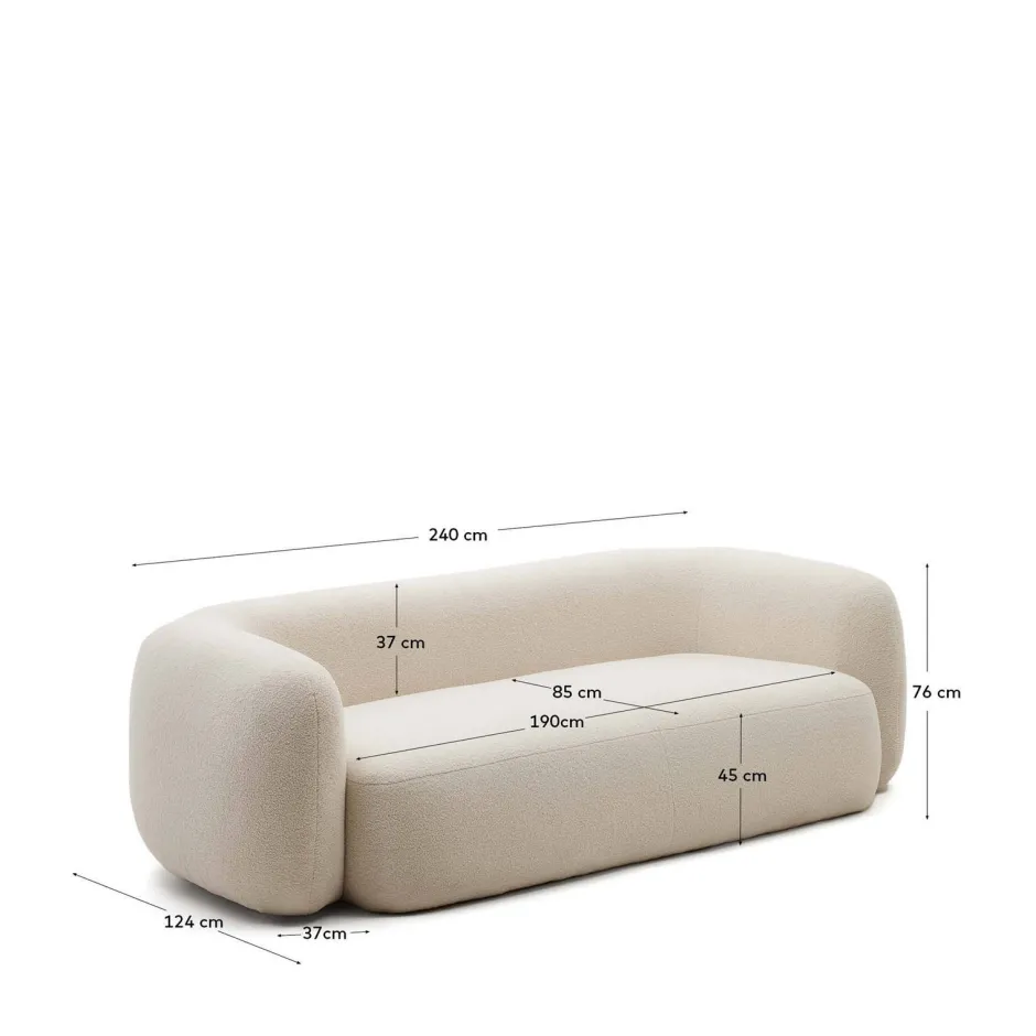 Kave Home 3-Zitsbank Martina Clearance