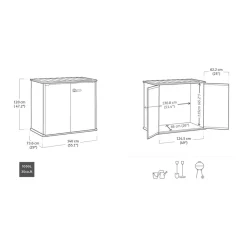 Keter Opbergbox Cortina Bella^ Opbergen