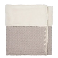 Koeka Oslo Plaid Wafel En Teddy Clay/Pebble (140X200 Cm) Online