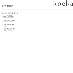 Koeka Oslo Plaid Wafel En Teddy Clay/Pebble (140X200 Cm) Online