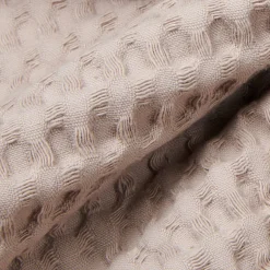 Koeka Oslo Plaid Wafel En Teddy Clay/Pebble (140X200 Cm) Online