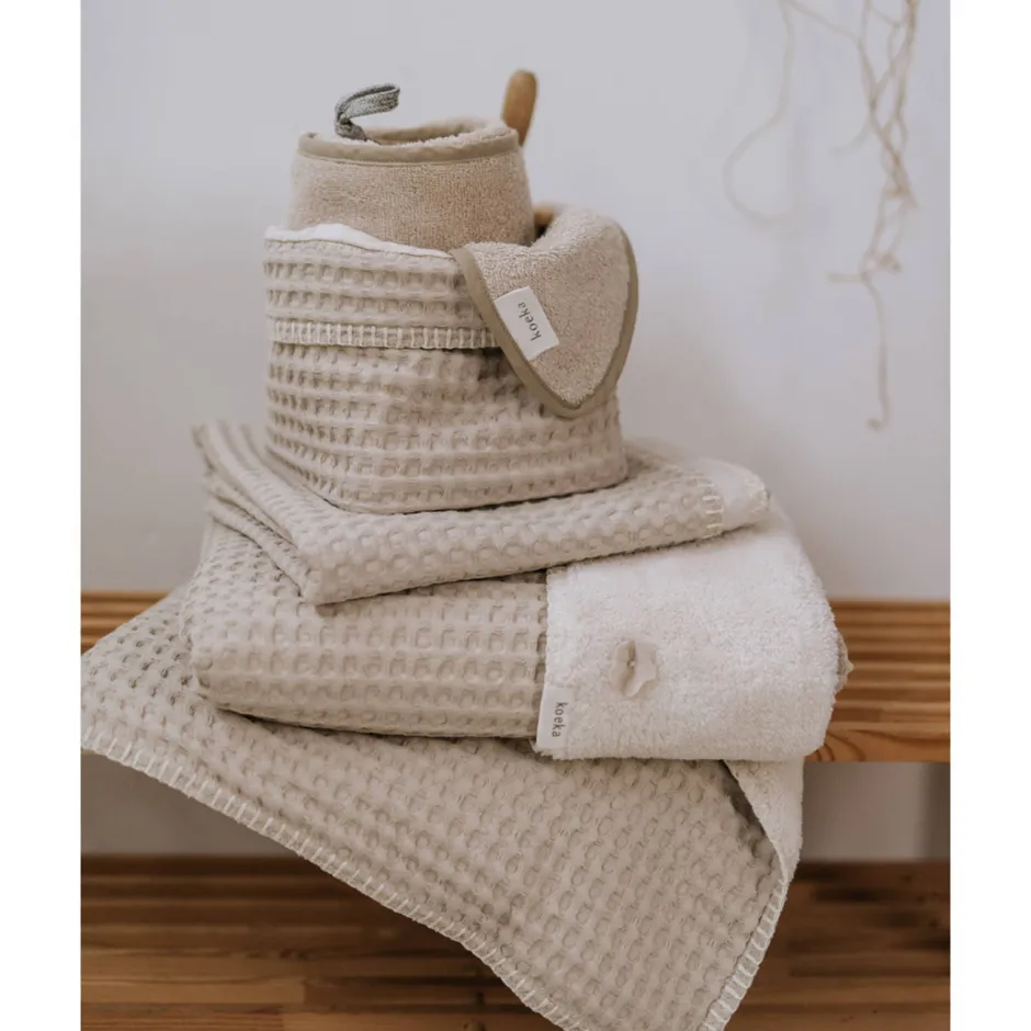 Koeka Oslo Teddy Eenpersoonsdeken Sand/Pebble (200X140 Cm) Best