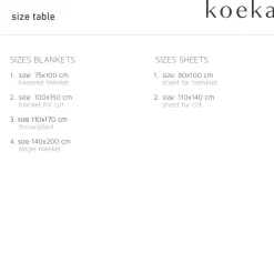 Koeka Ruffle Baby Wieglaken 80X100 Cm Warm White Online