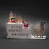 Konstsmide Adventskalender Met Arreslee (Op Batterij Met Timer) (45X31,6 Cm) (3 Led)