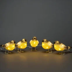 Konstsmide Kerstlichtsnoer Vogels (40 Led) (5 Vogels) (Geel) Online