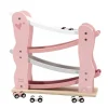 Label Label Wood Houten Auto Glijbaan Roze^ Houten Speelgoed