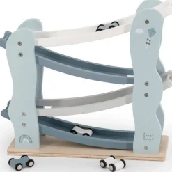 Label Label Wood Houten Auto Glijbaan Blauw^ Speelgoedvoertuigen