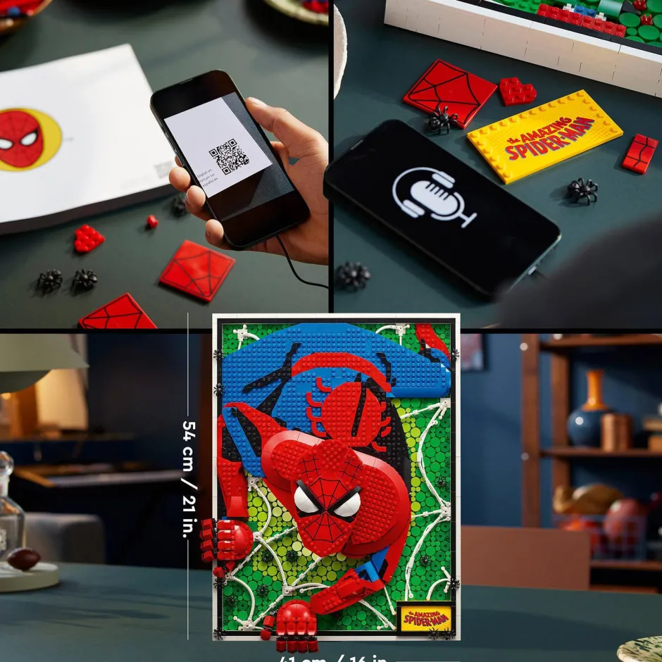 LEGO Art De Geweldige Spider-Man 31209^ Bouwspeelgoed