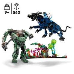 LEGO Avatar Neytiri & Thanator Vs. Amp Suit Quaritch 75571^ Lego