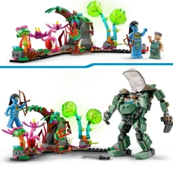 LEGO Avatar Neytiri & Thanator Vs. Amp Suit Quaritch 75571^ Lego