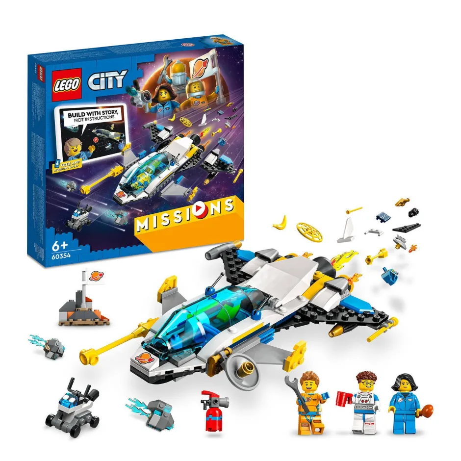 LEGO City Ruimteschip Voor Verkenningsmissies Op Mars 60354^ Lego