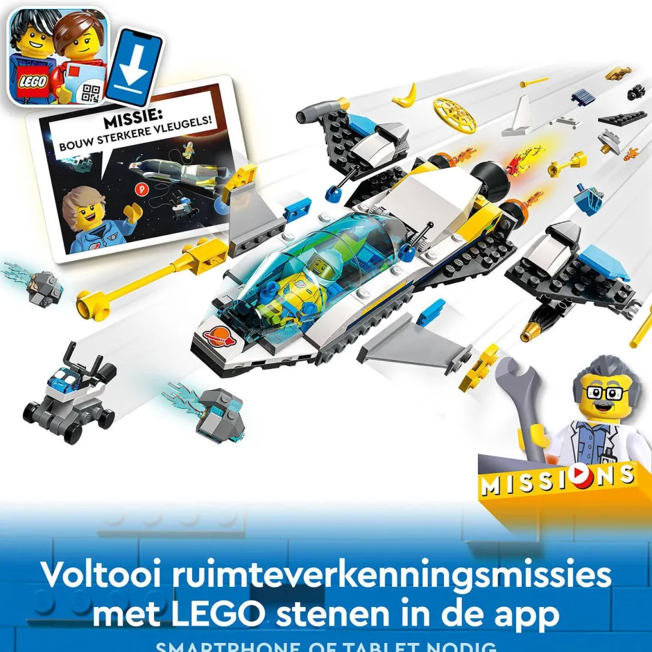 LEGO City Ruimteschip Voor Verkenningsmissies Op Mars 60354^ Lego