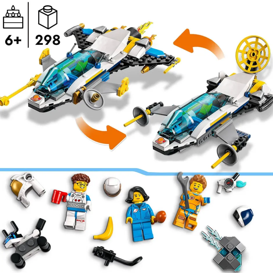 LEGO City Ruimteschip Voor Verkenningsmissies Op Mars 60354^ Lego